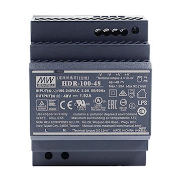 2N Clip 2wire-IP Switch Power supply 48VDC/1.92A, DIN rail