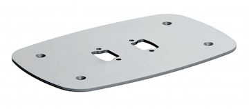 Vogels PFF 7060S; Vloerbevestigingsplaat, zilver
