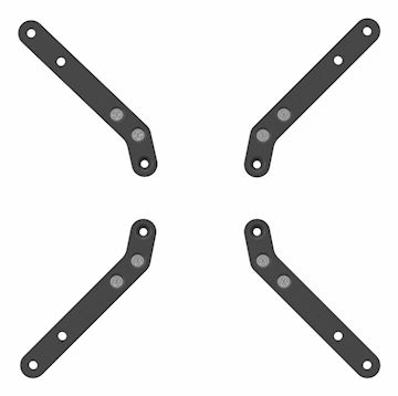 Vogels MOMO A003 VESA EXTENDER 200X200 B