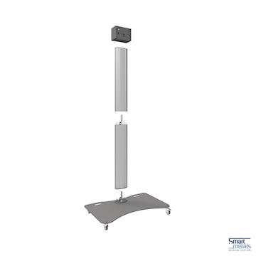 Vogels Deelbare trolley tbv FPD max. 85 kg, 90 " enkele uitv